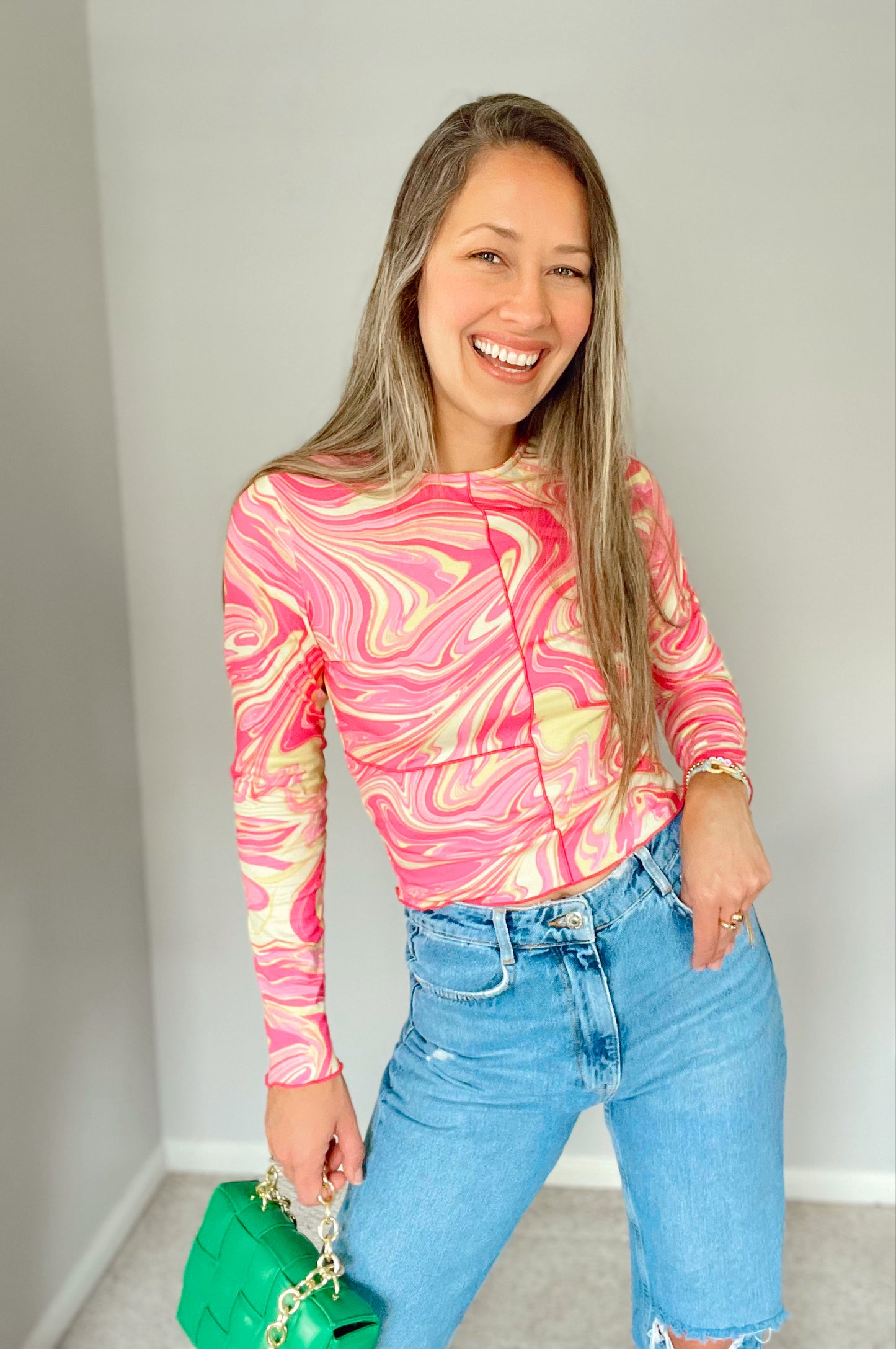 Groovy Pink Top
