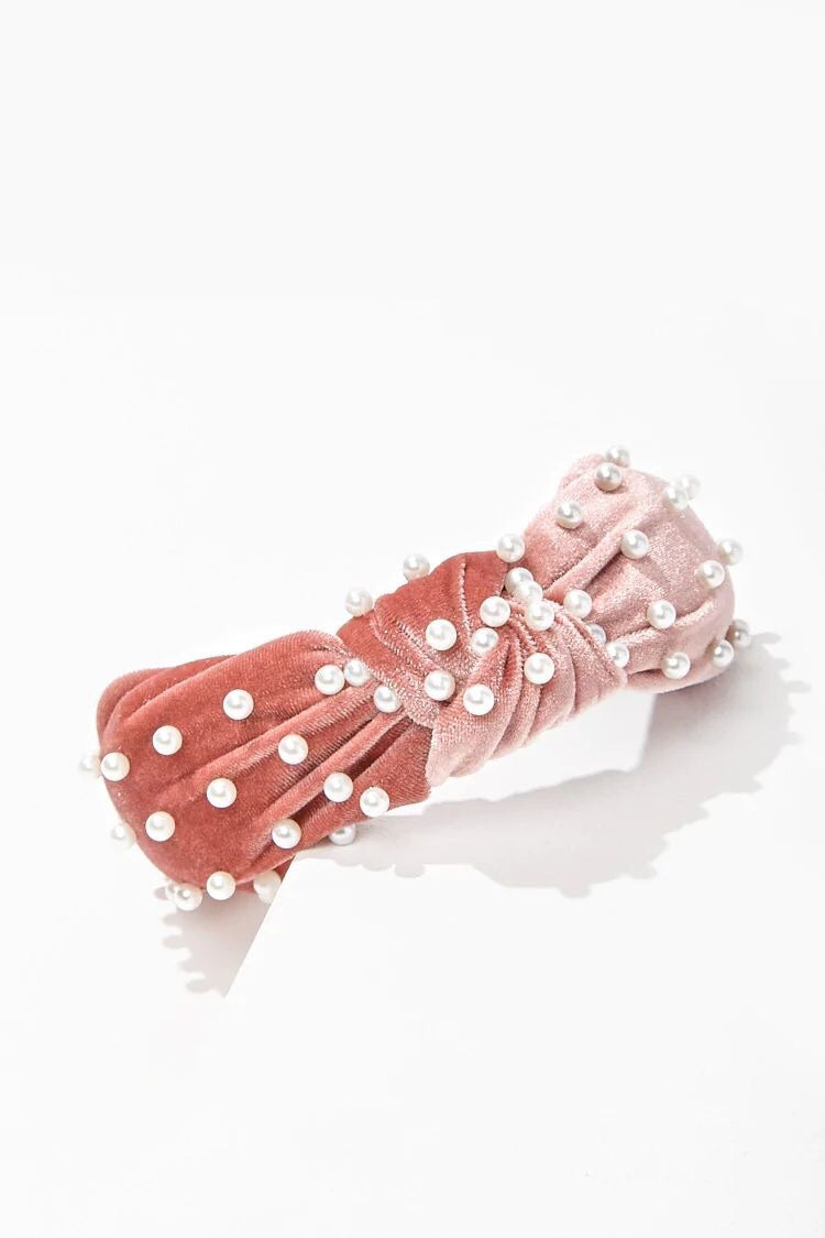 Pearl Velvet Headband