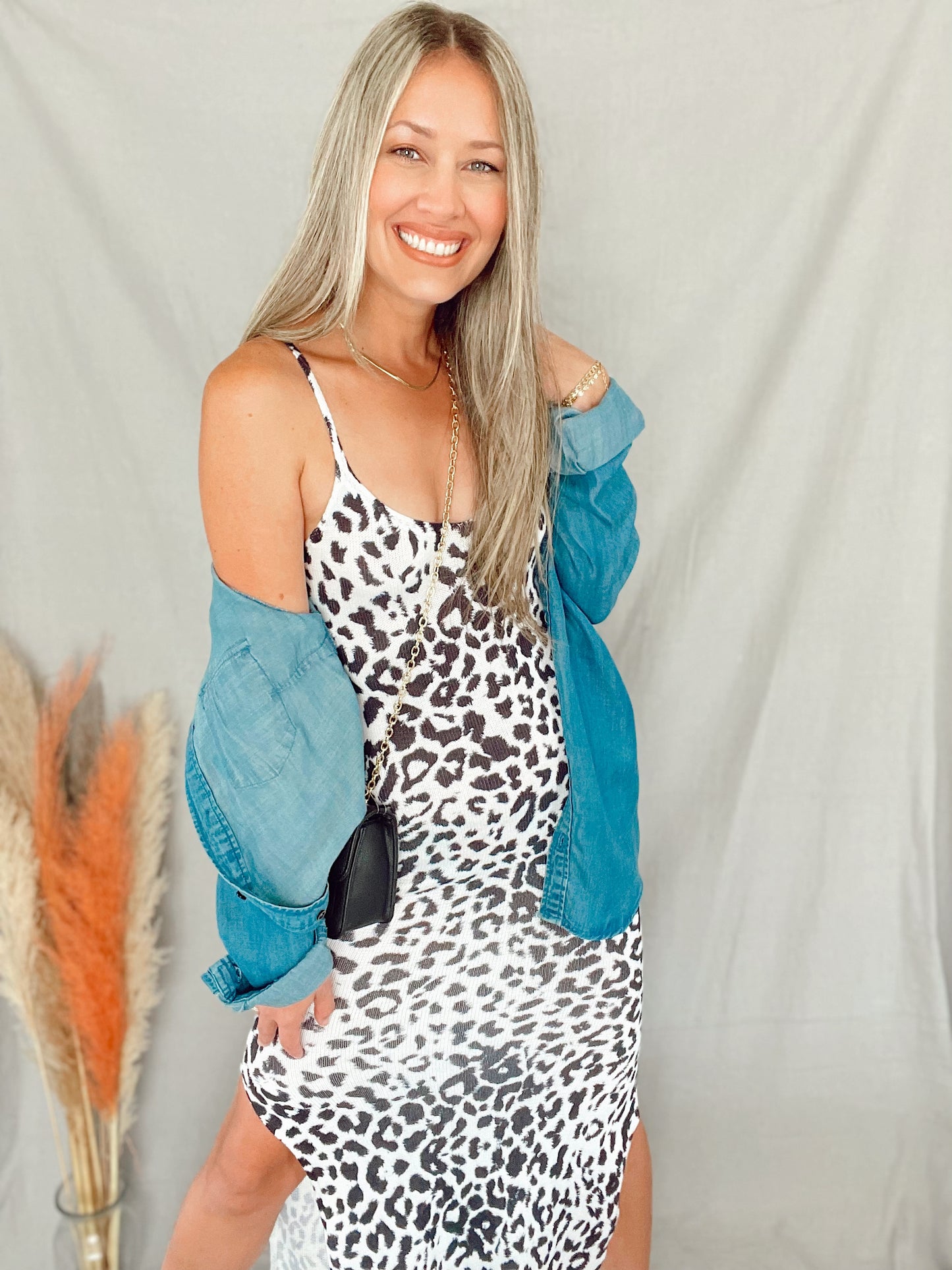 Eliza Animal Print Maxi Dress
