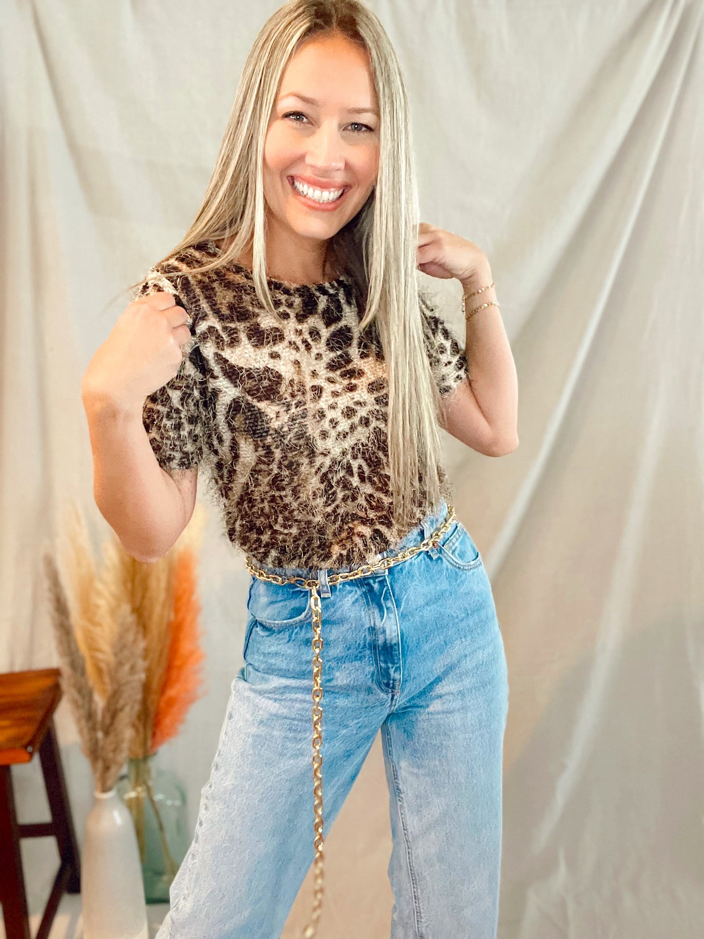 Elva Animal Print Top