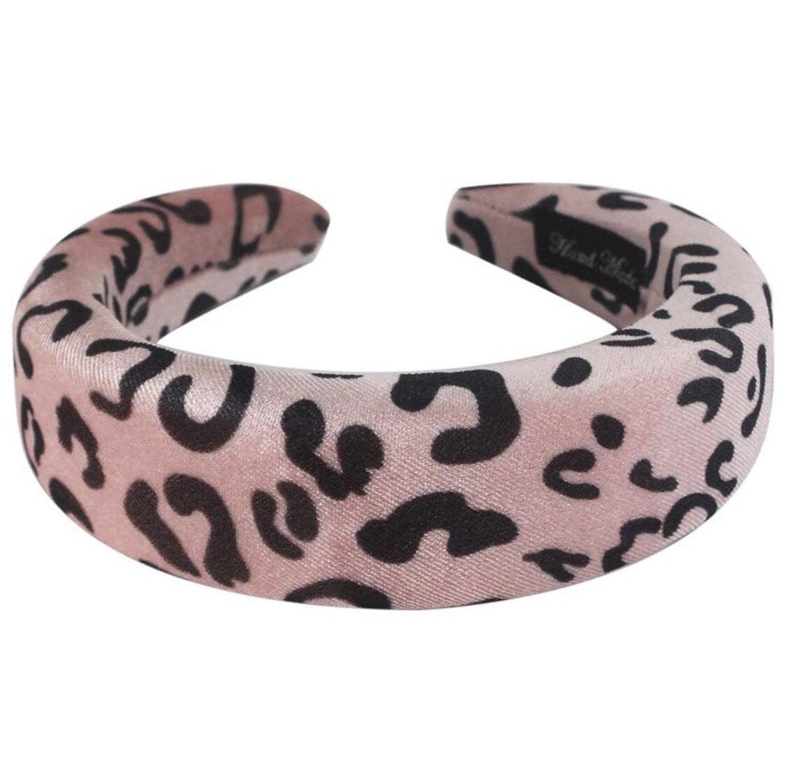 Leopard Padded Velvet Headband