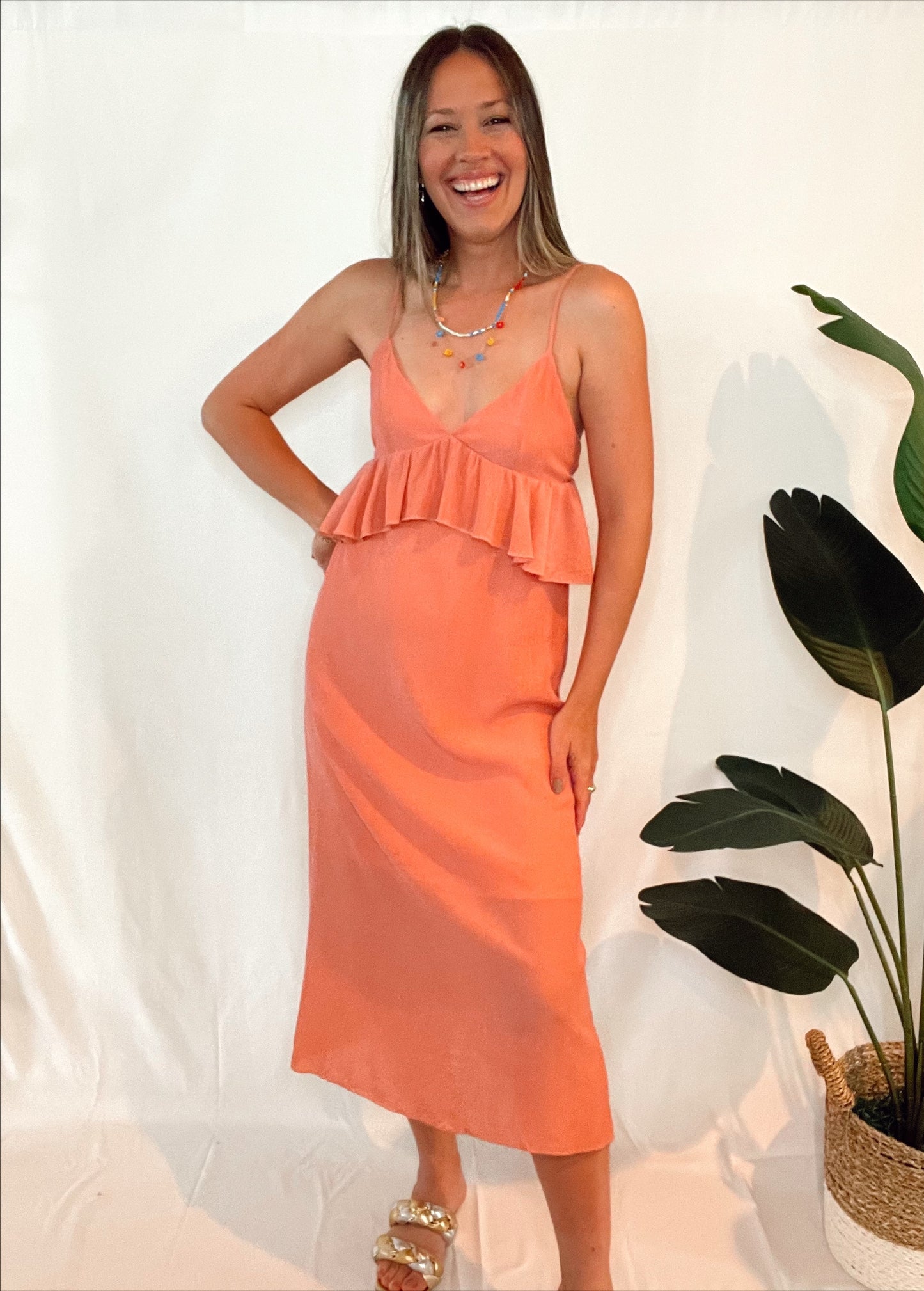 Salmon Dress