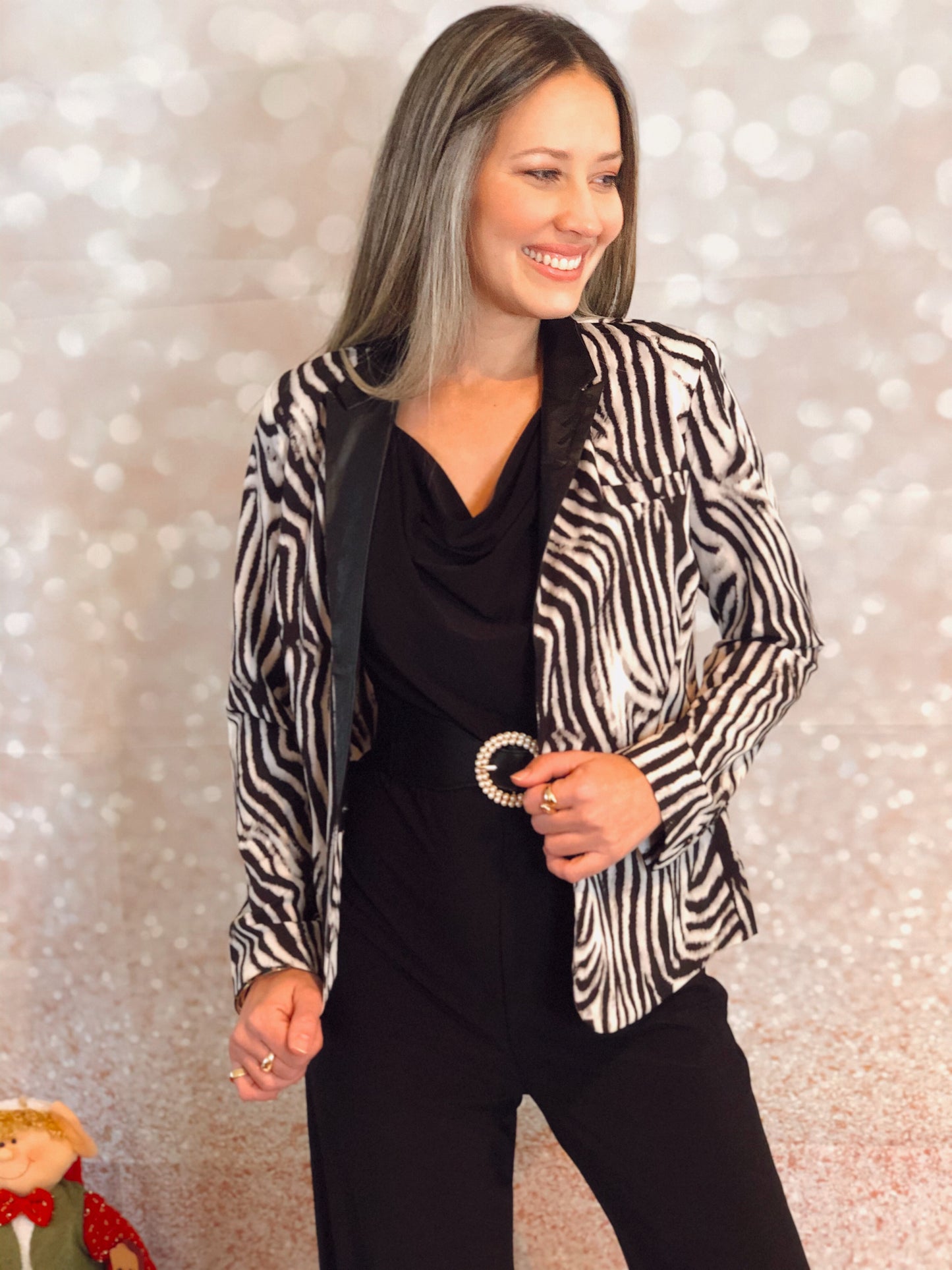 Josie Zebra Blazer