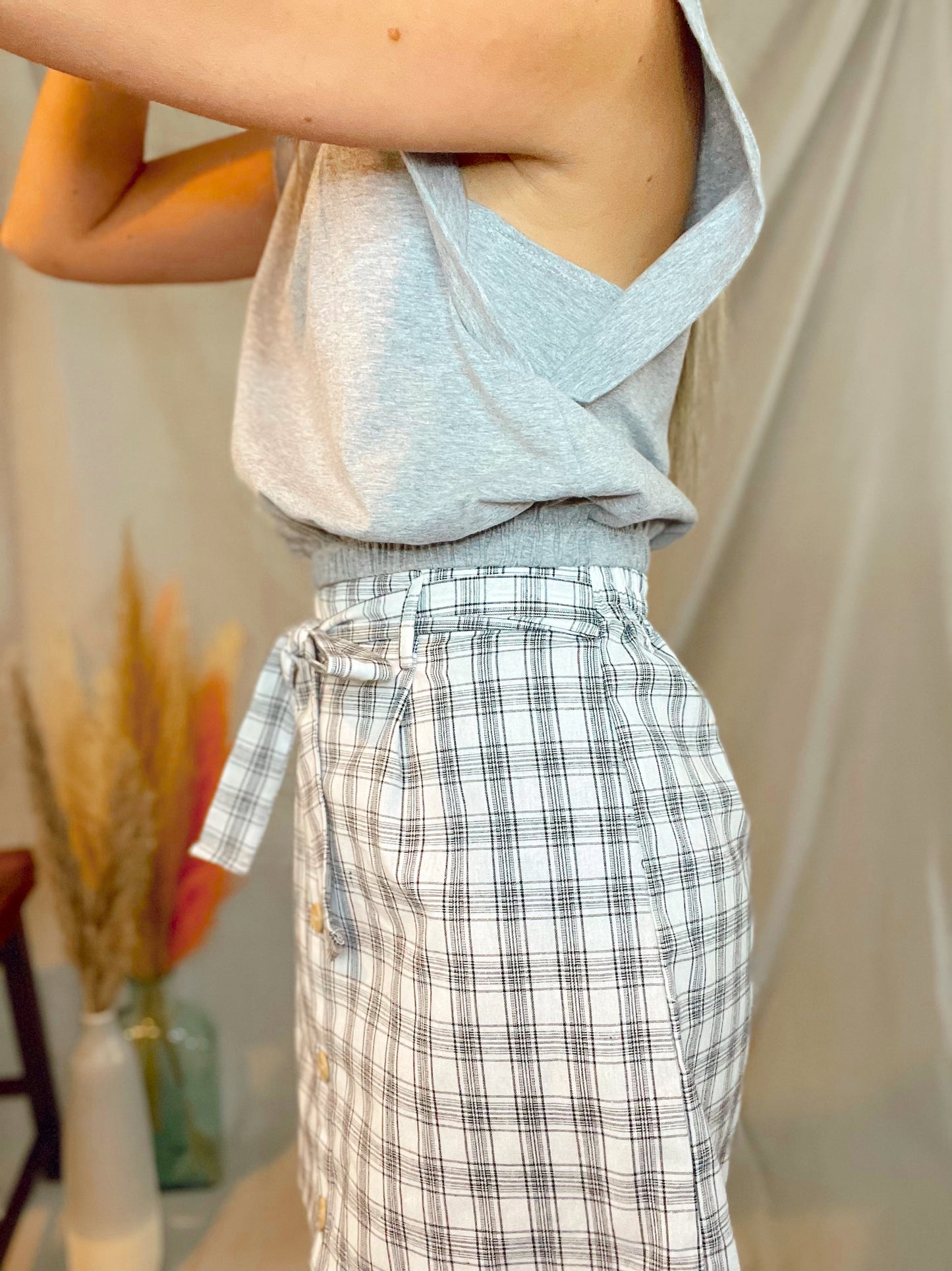 Gray Muscle Tee