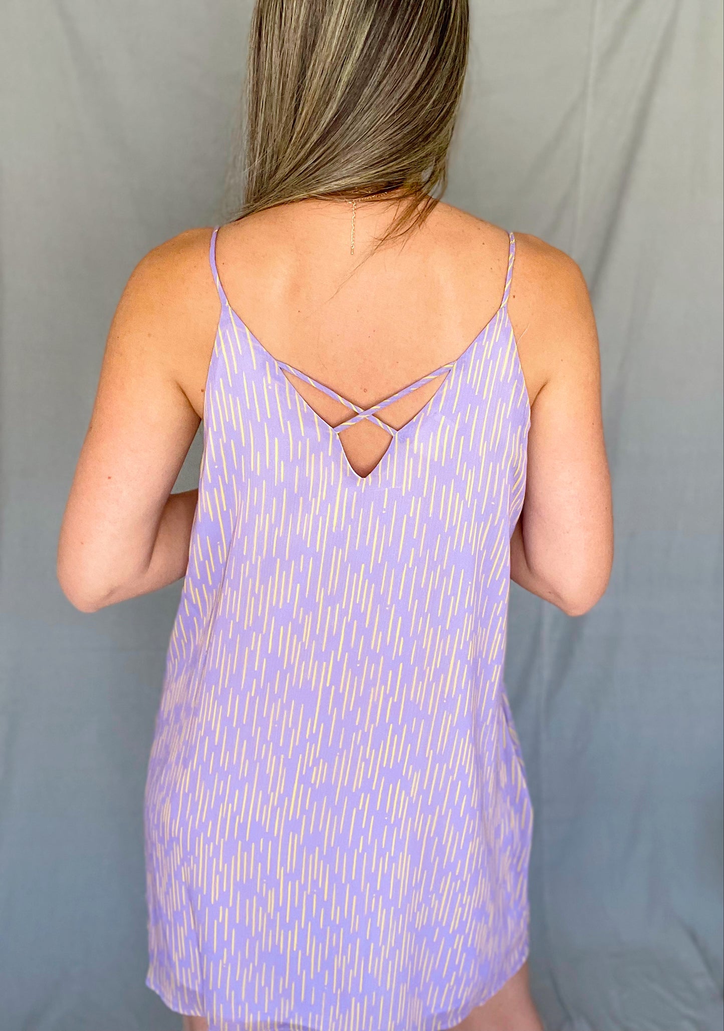 Lavender Yellow Dress