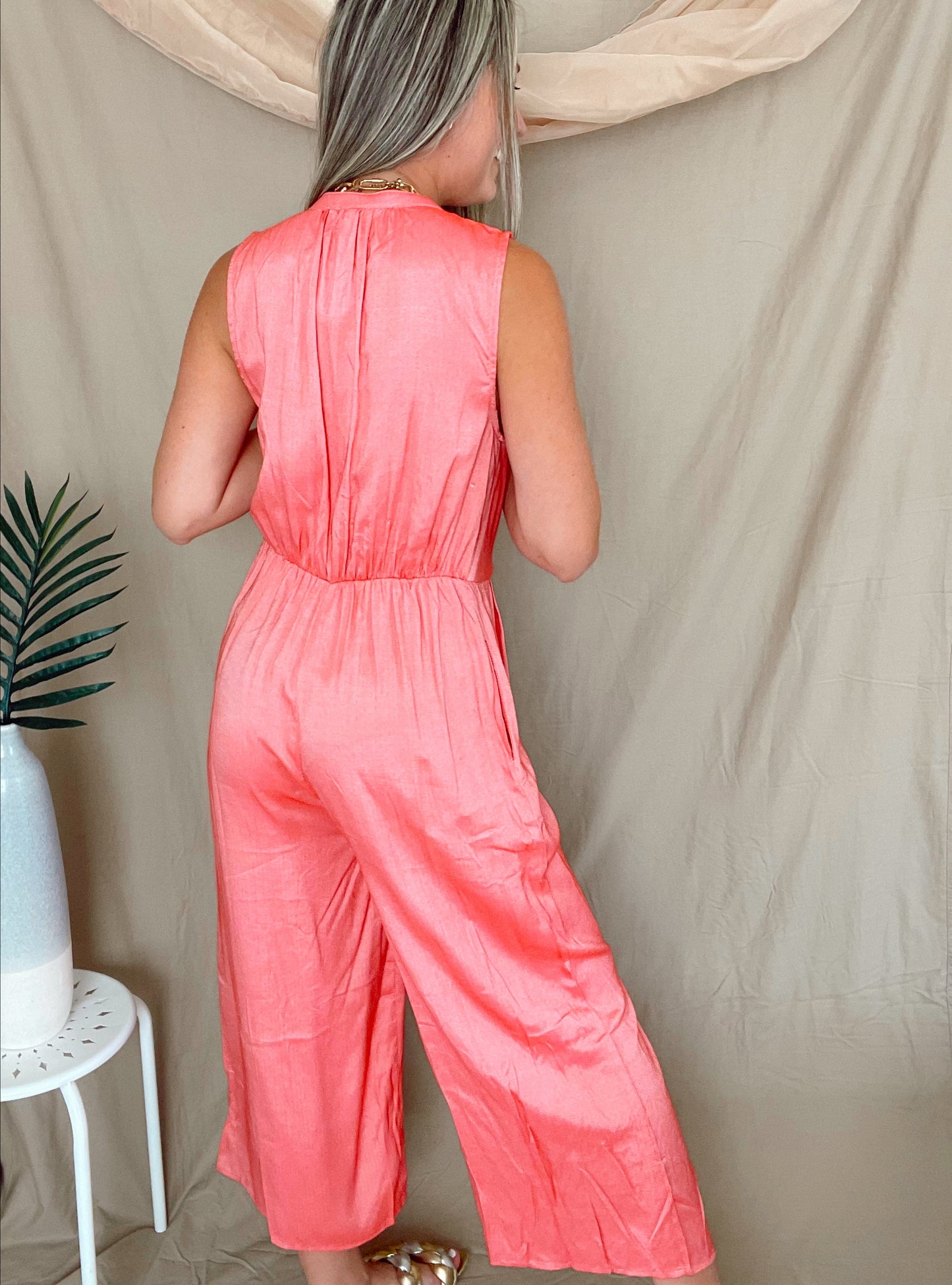 Coral Jumpsuit