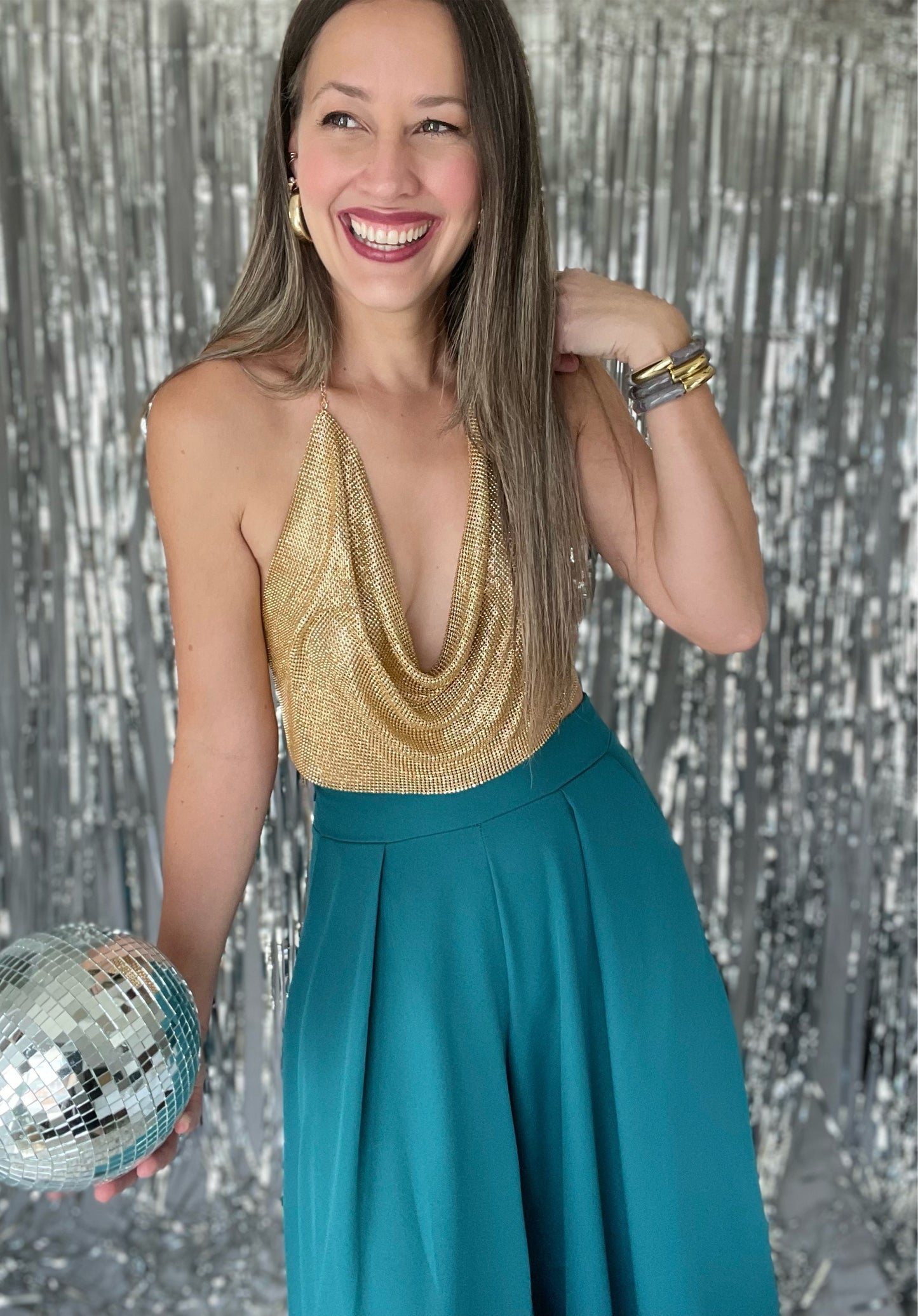 Gold Stretch Bracelet- 3Pack