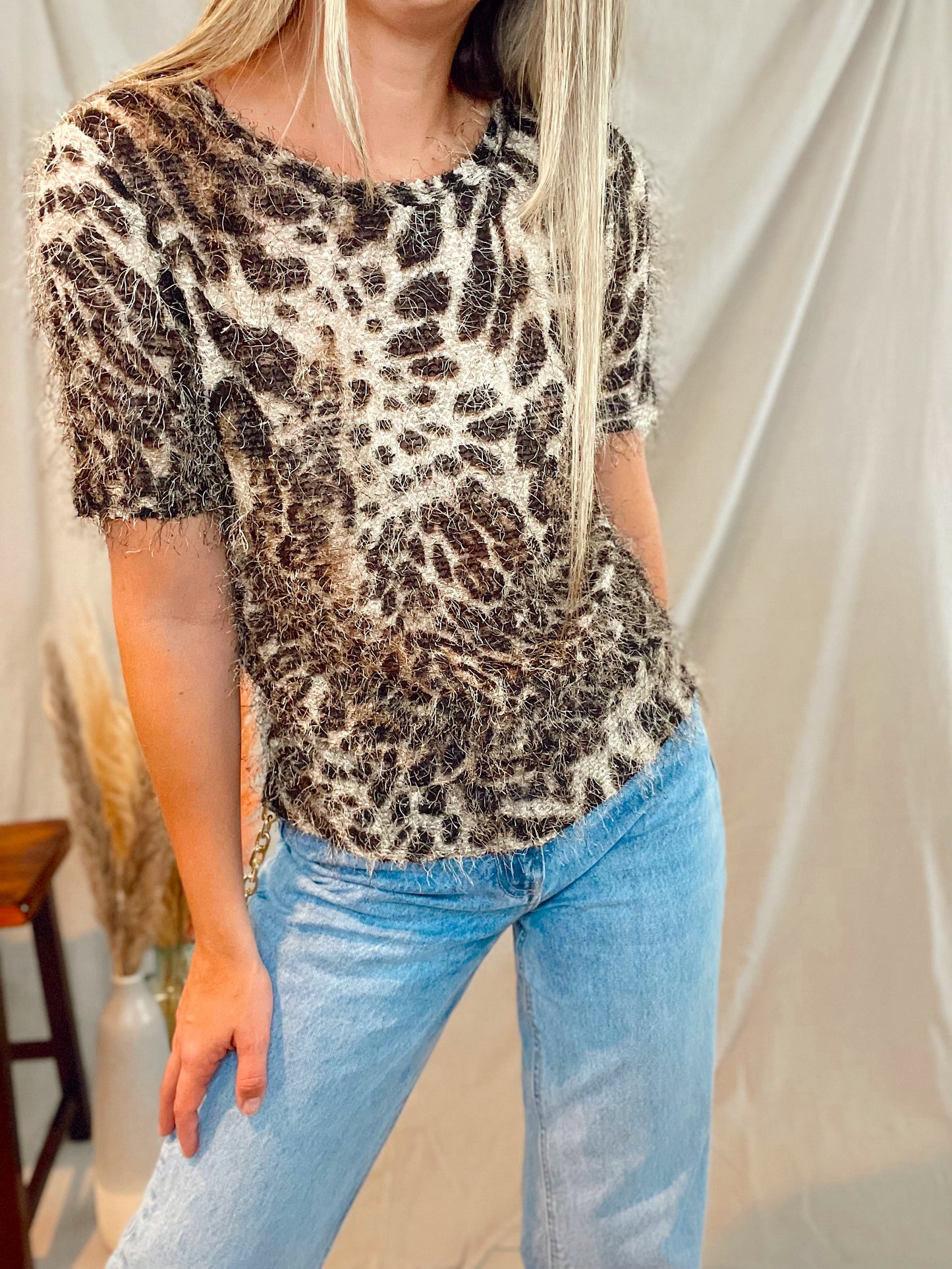 Elva Animal Print Top