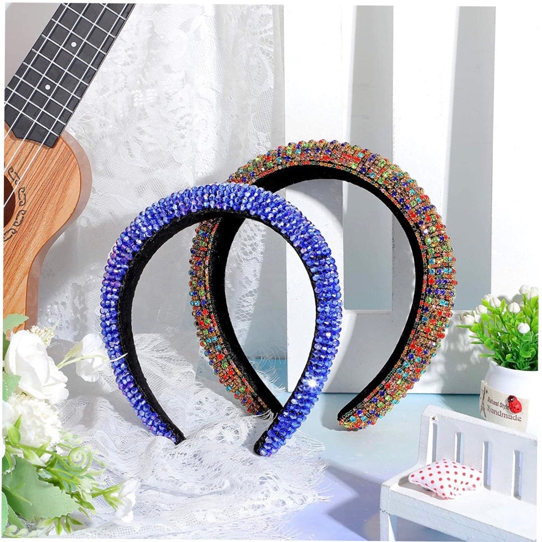 Rhinestone Padded Headband