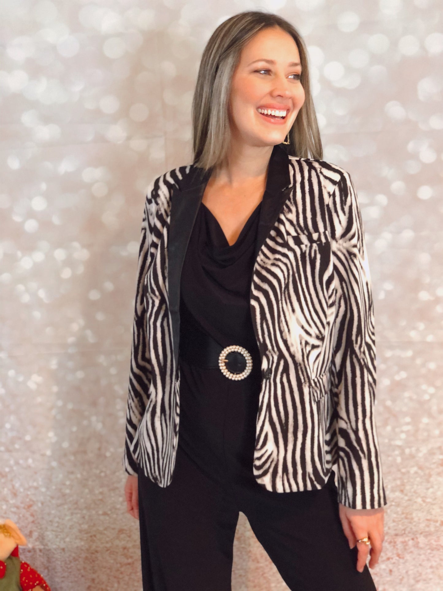 Josie Zebra Blazer