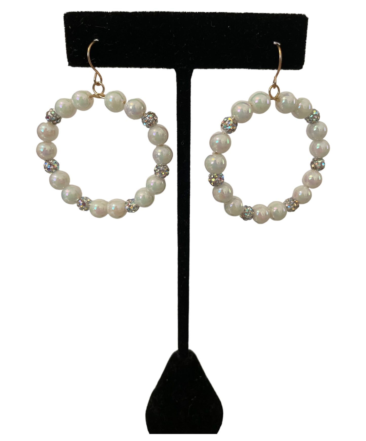 Boho Glitter Hook Earrings