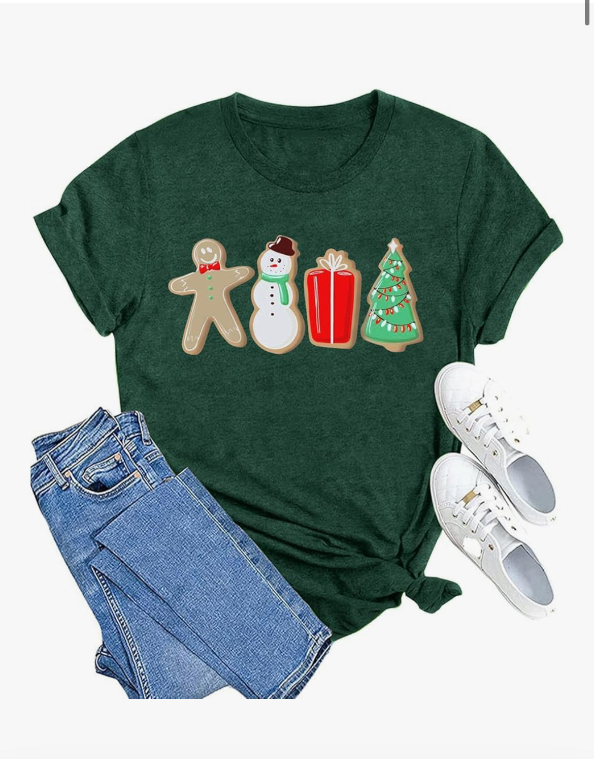 Gingerbread Christmas T-shirt