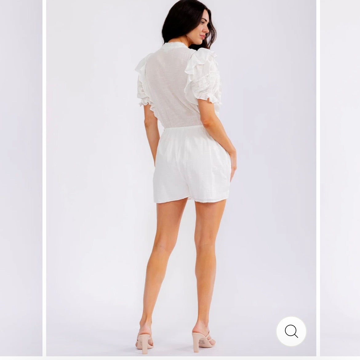 Cristal White Romper