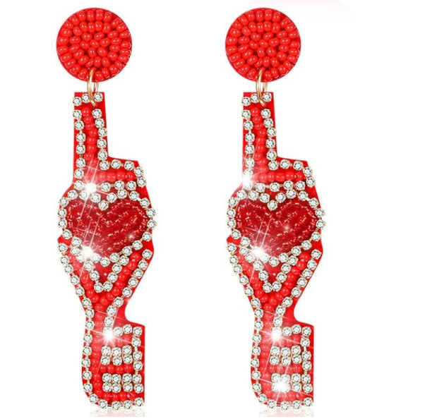 Valentine Earrings Xoxo