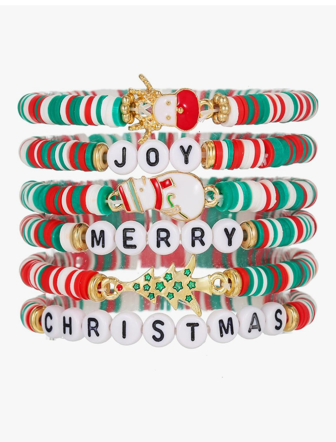 Christmas bracelets