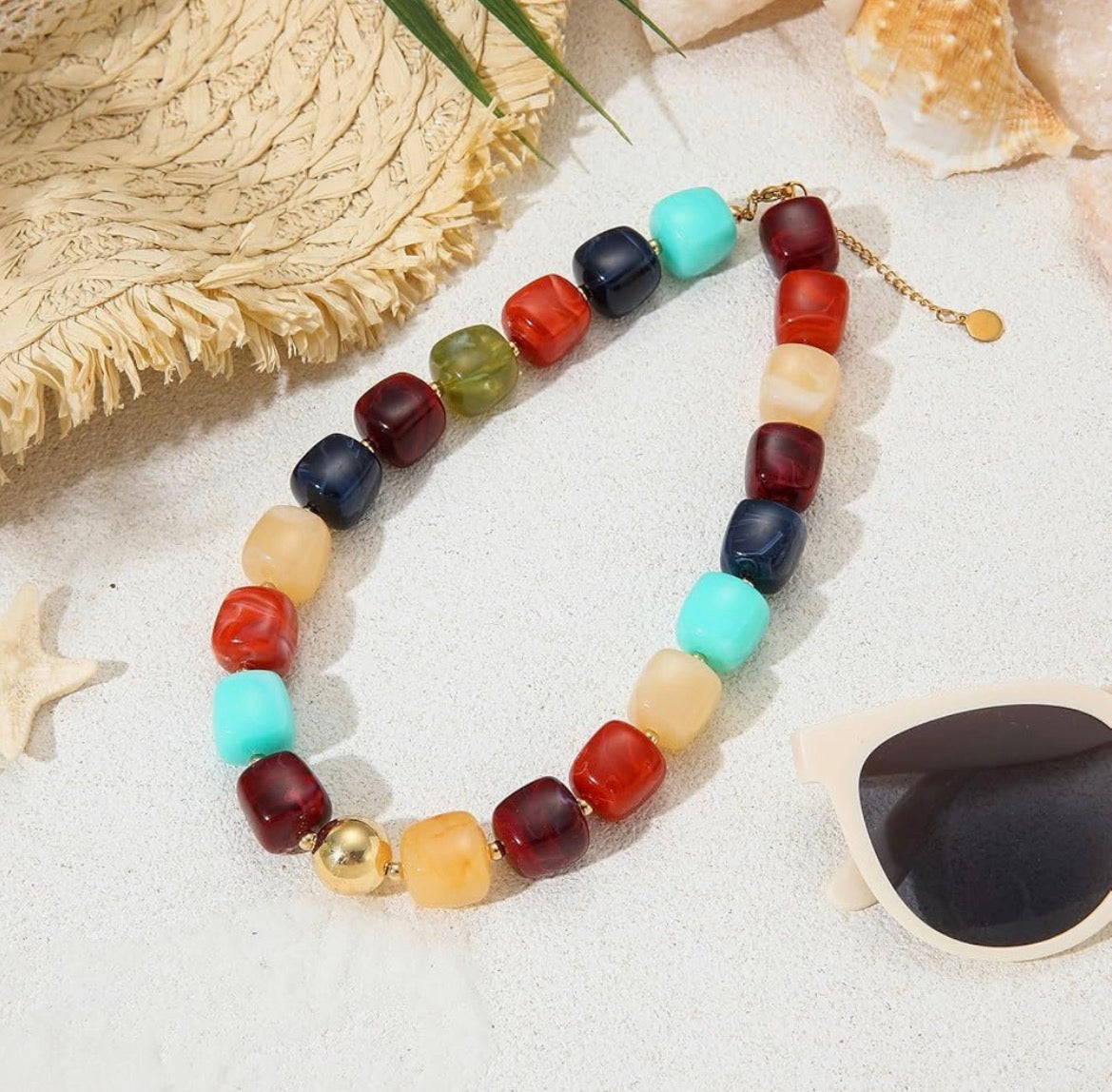 Paloma Colorful Beaded Necklace