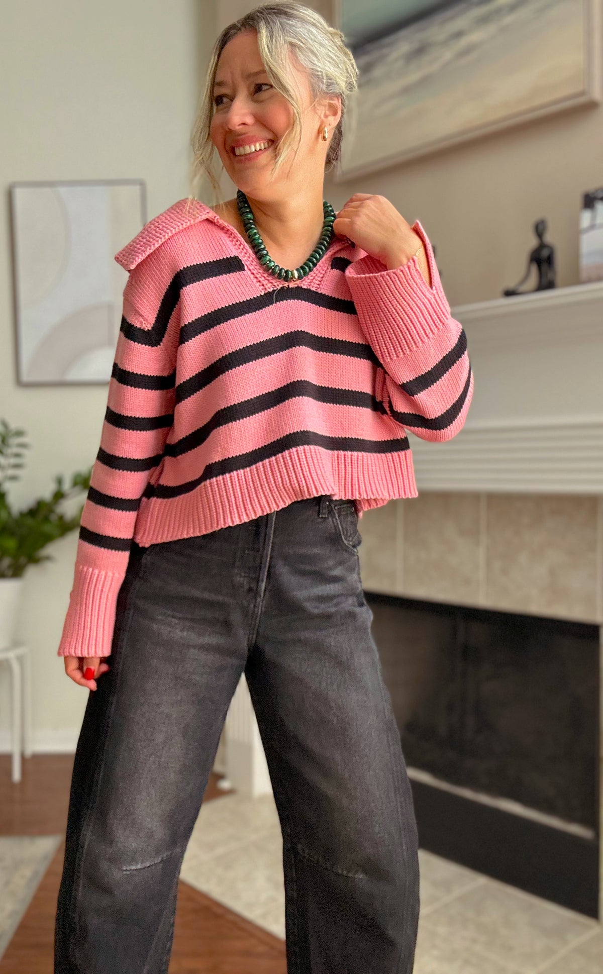Stripes Pullover Sweater