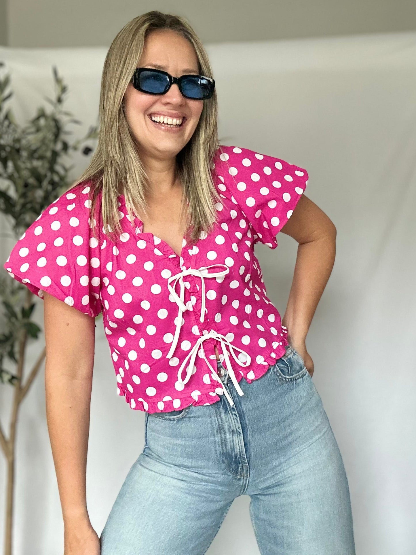Candy Polkadots Top