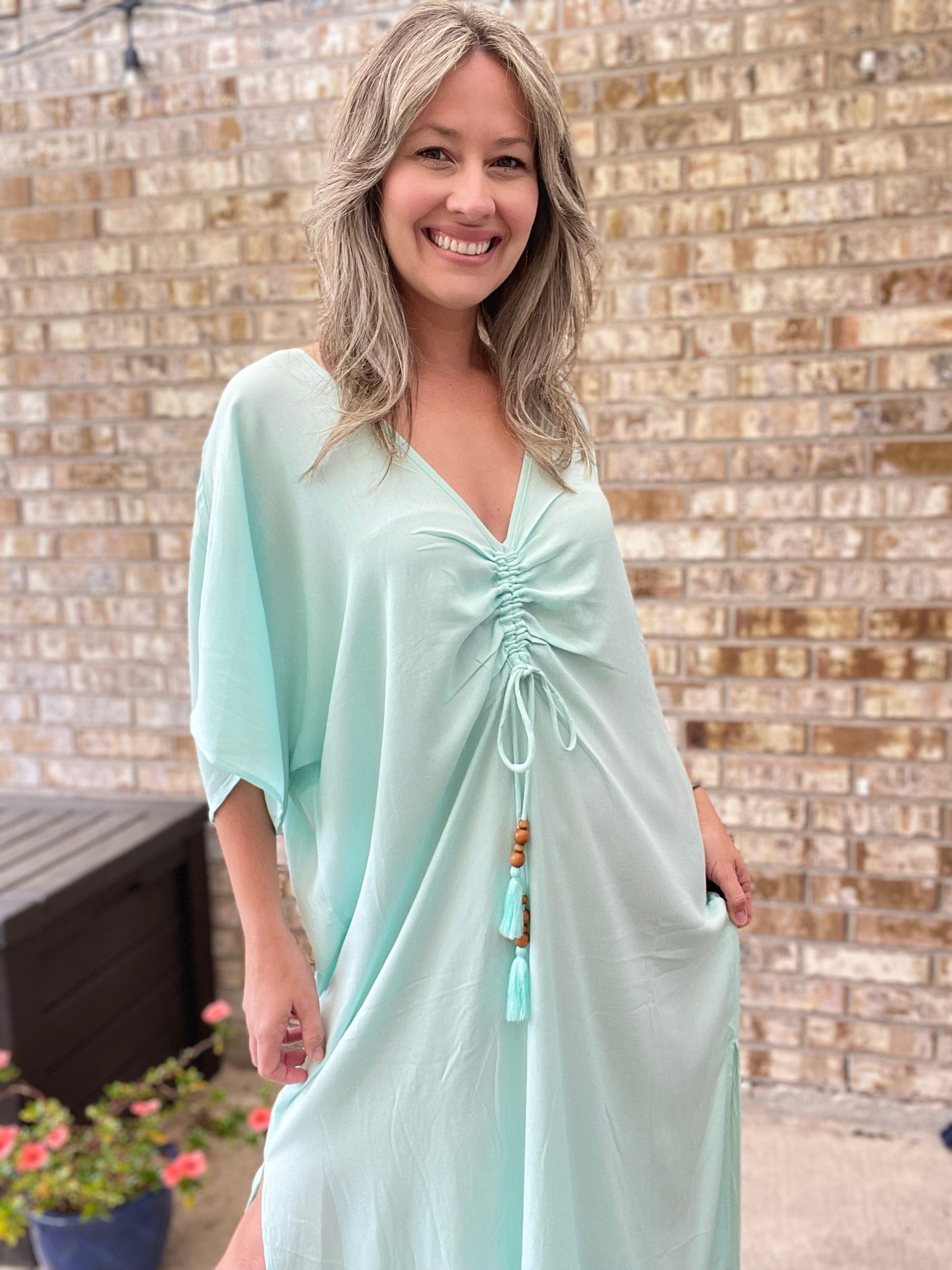 Talia Mint Tunic Maxi Dress CHLO ECO BOUTIQUE Talia Mint Tunic Maxi Dress CHLO ECO BOUTIQUE