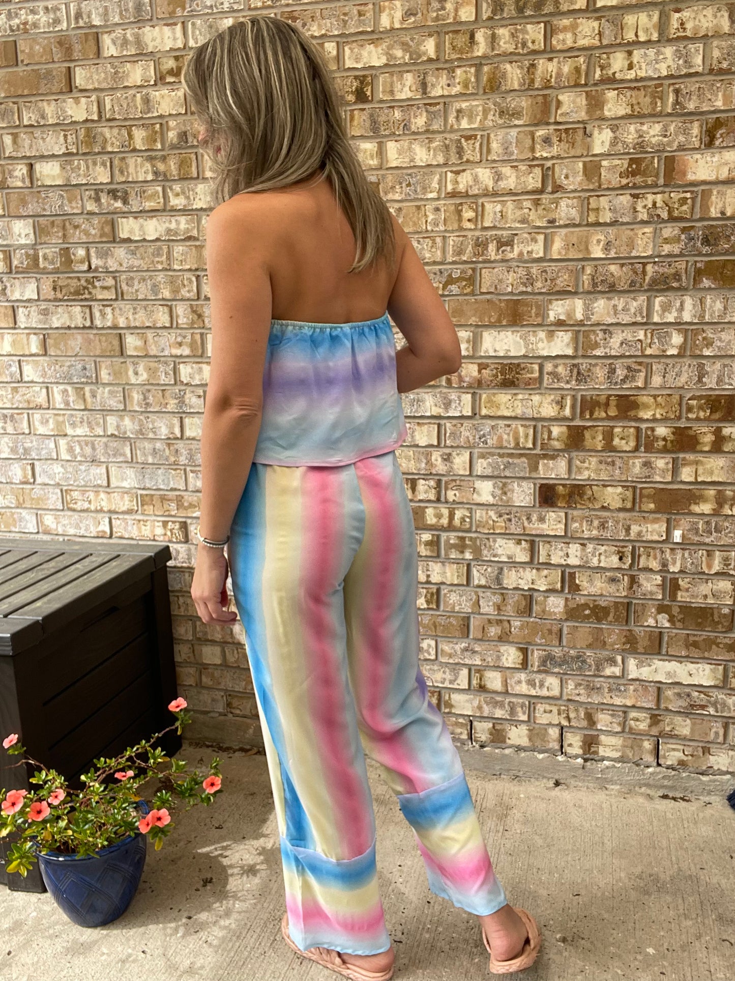 Ida Multicolor Stripes Jumpsuit