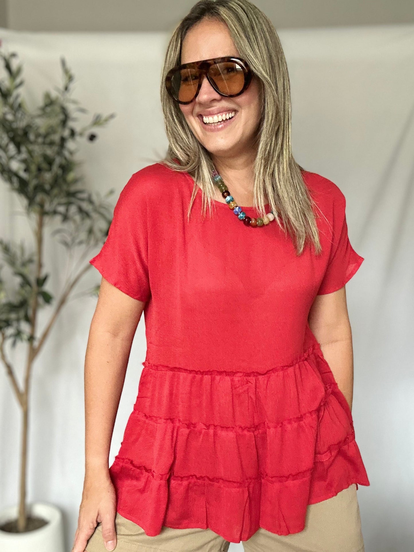 Dani High Low Blouse