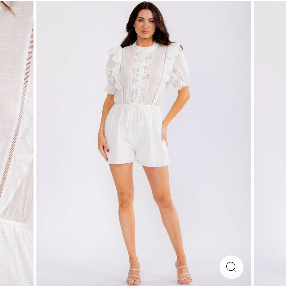 Cristal White Romper