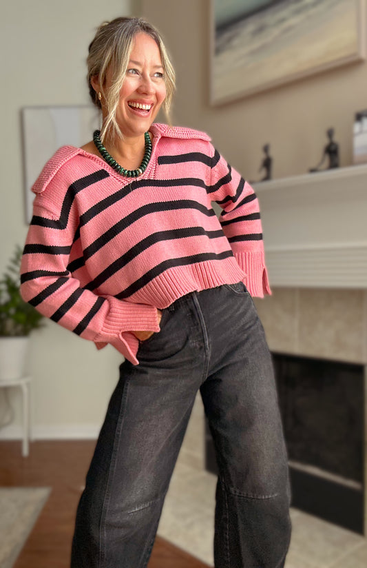 Stripes Pullover Sweater