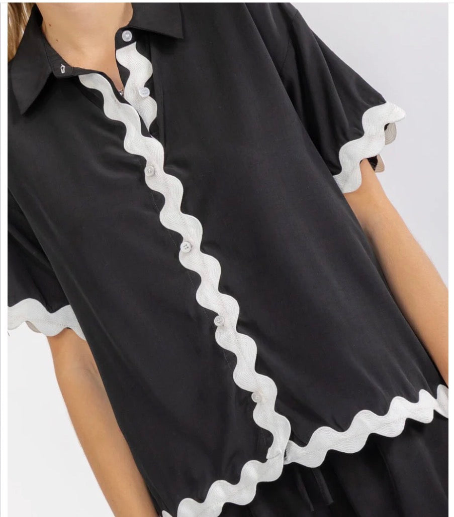 Sabrina Black Trim Set