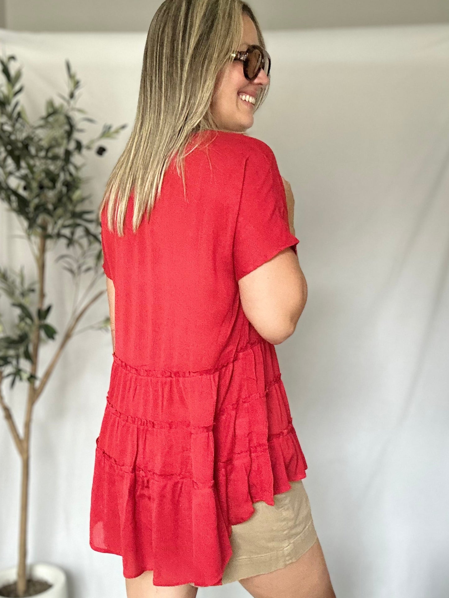 Dani High Low Blouse