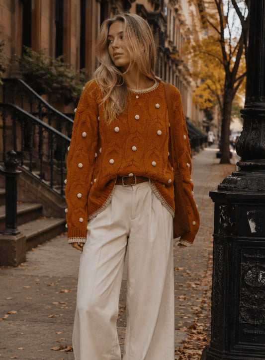 Pullover Pom Pom Sweater