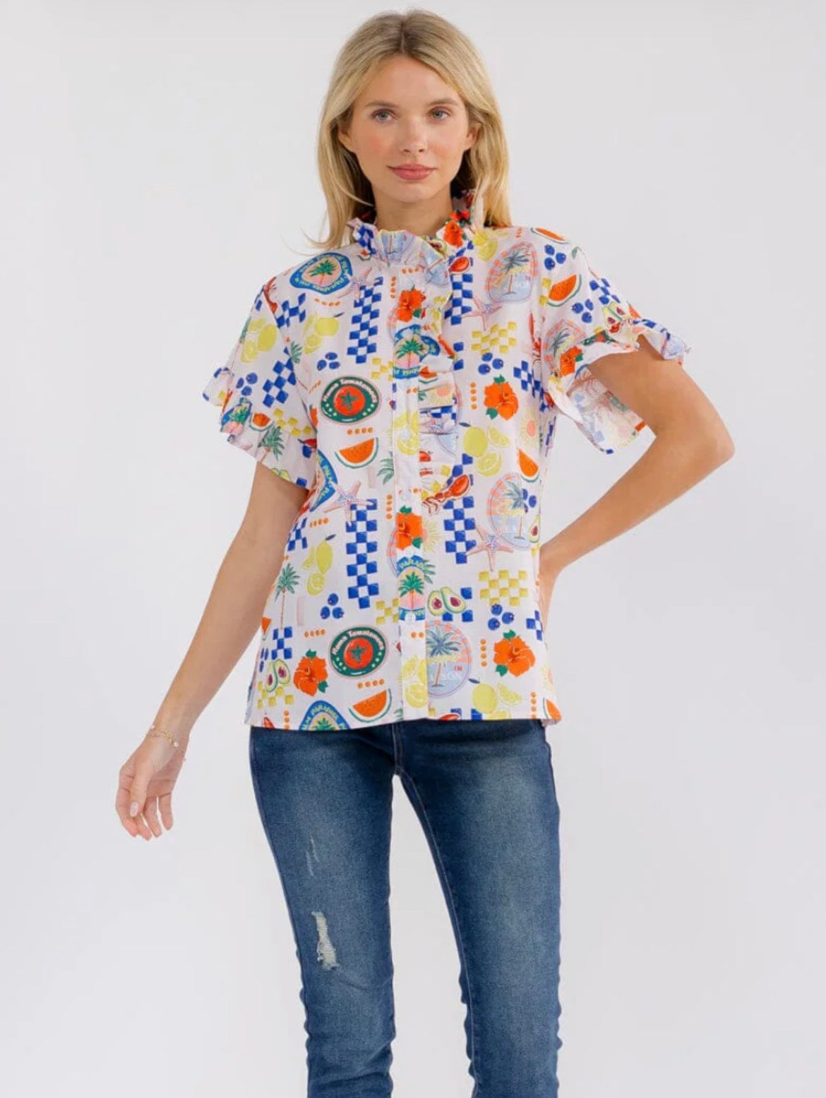 Tropicoqueta Top