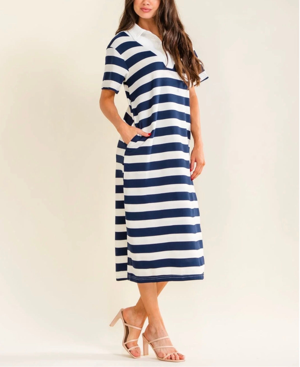 Stripes Maxi Dress