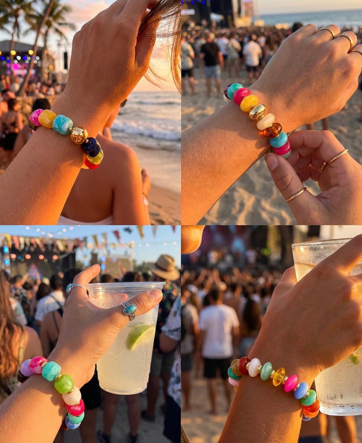 Chuncky colorful bracelet