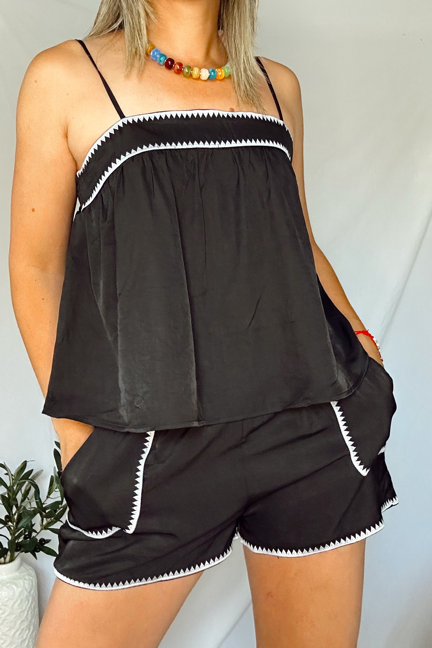 Melrose Black Shorts