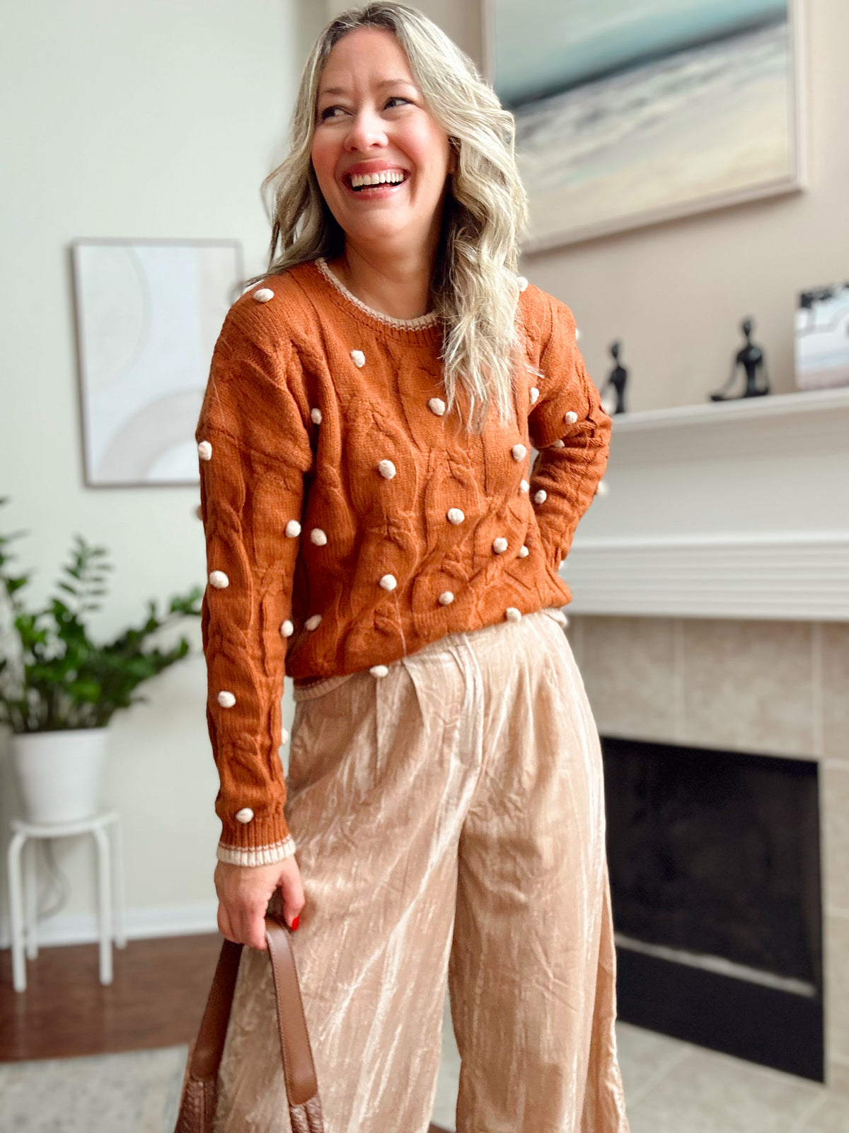 Pullover Pom Pom Sweater