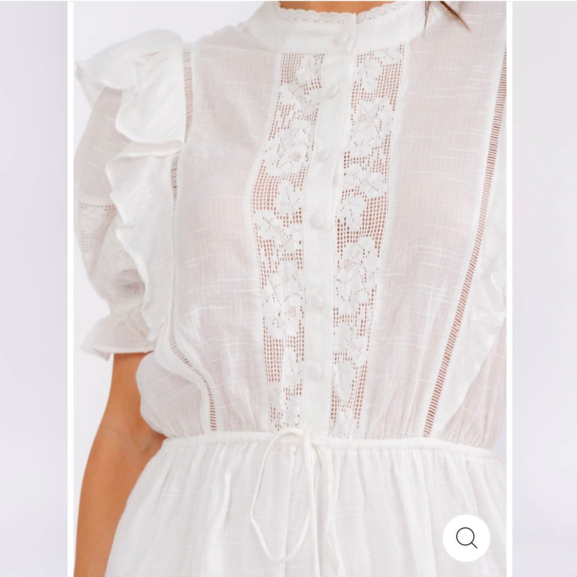 Cristal White Romper