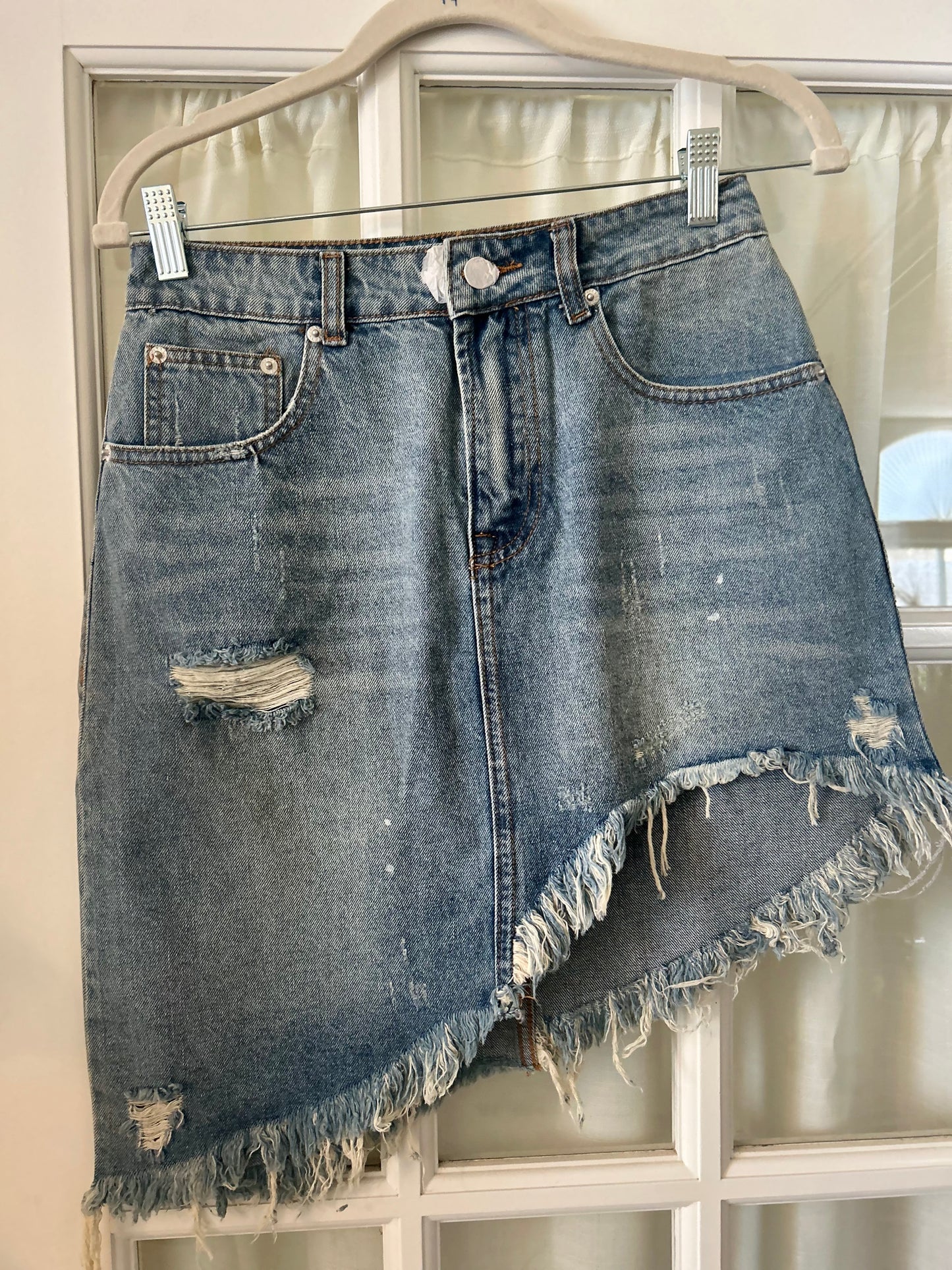 Vintage Blue Jeans Skirt
