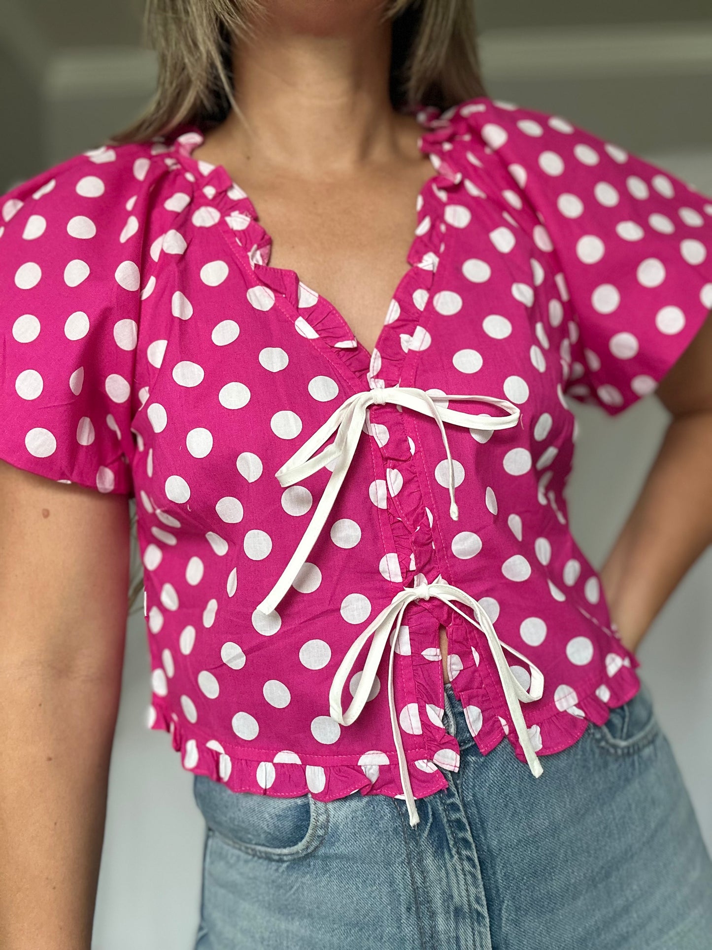 Candy Polkadots Top