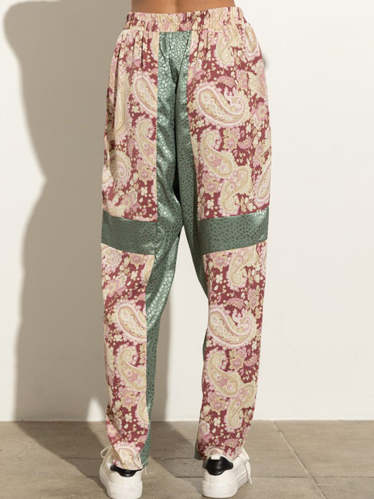 Parsley print Sage pants