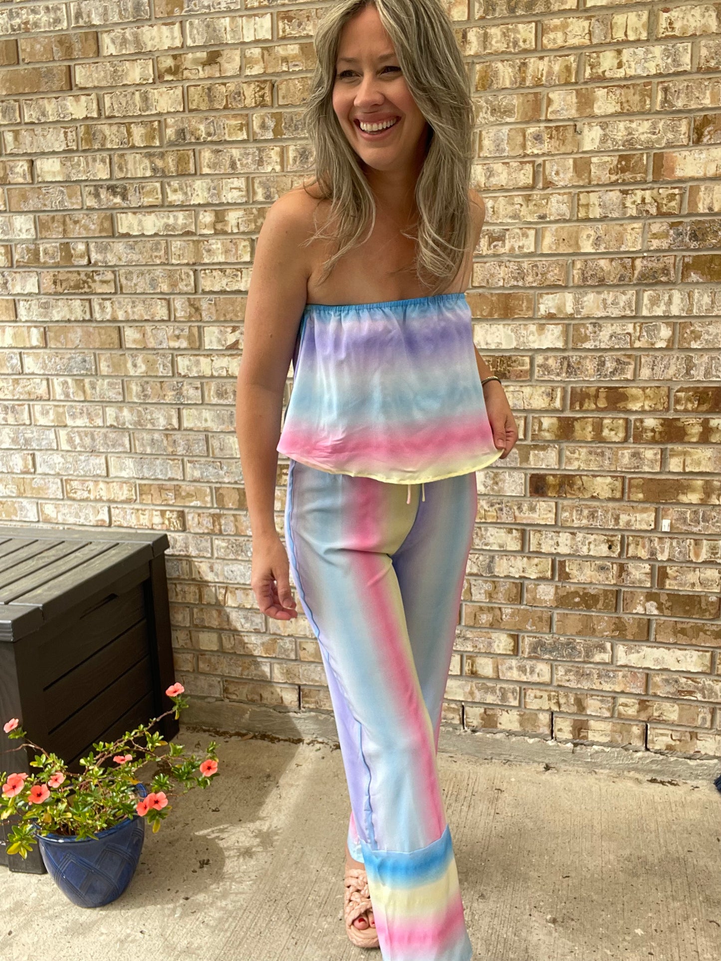 Ida Multicolor Stripes Jumpsuit