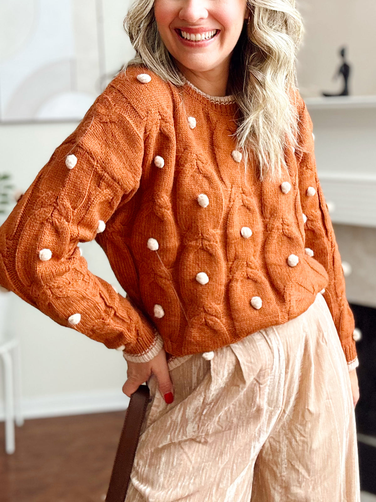 Pullover Pom Pom Sweater