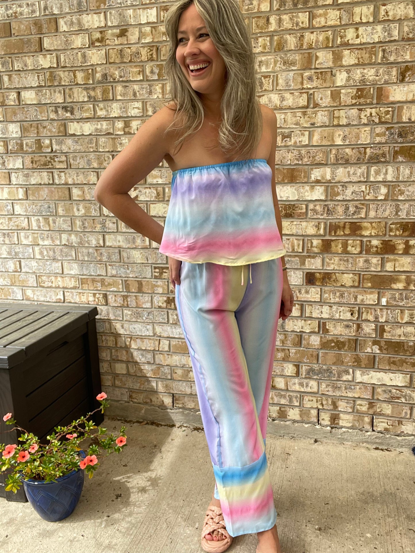 Ida Multicolor Stripes Jumpsuit