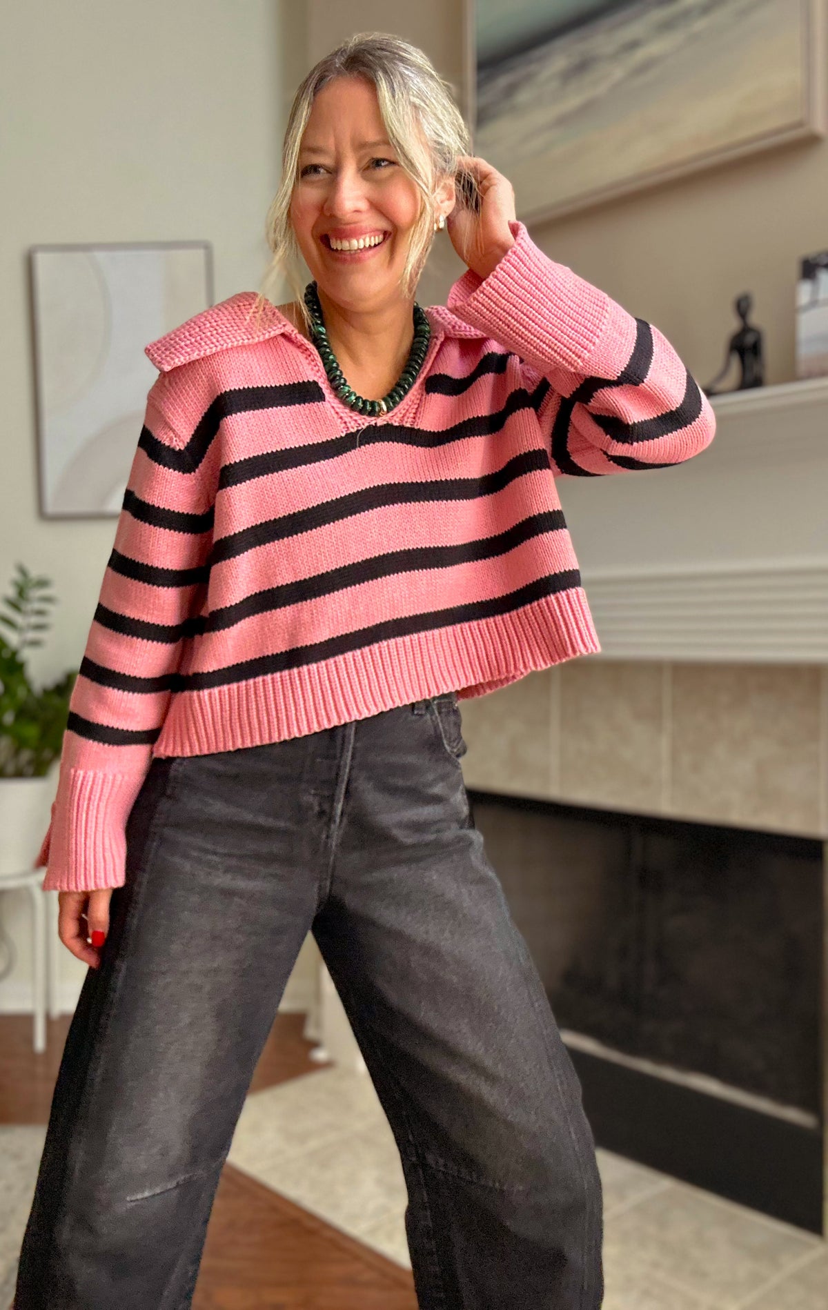 Stripes Pullover Sweater