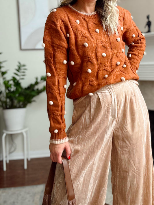 Pullover Pom Pom Sweater