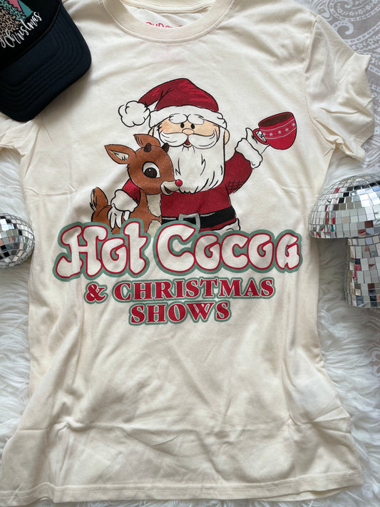 Hot Cocoa Santa Tee