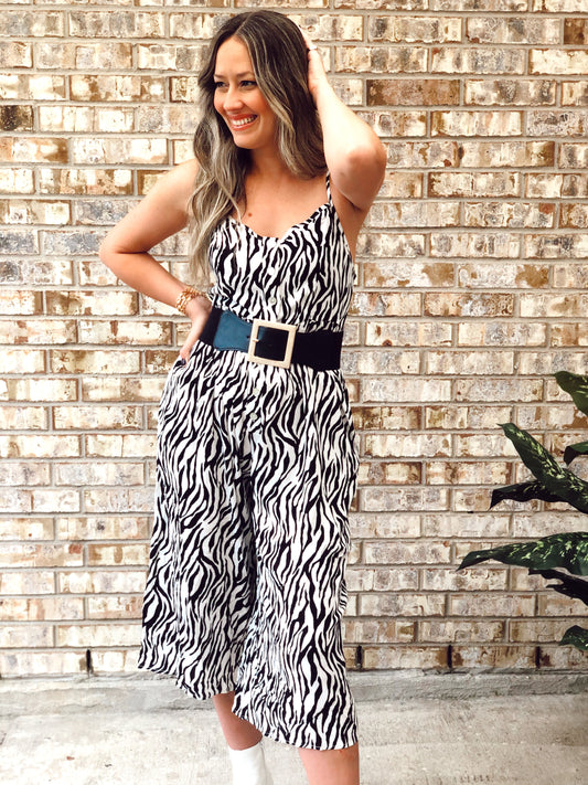 Norma Black White Jumpsuit