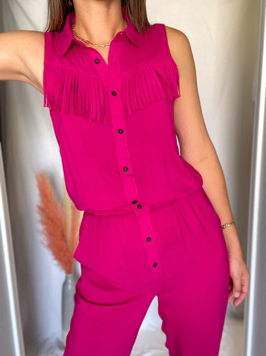 Gia Fuchsia Jumpsuits